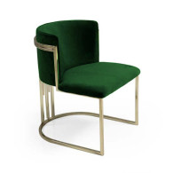 Chaise pour table à manger Venedik (VERT)