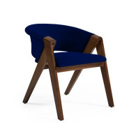 Chaise pour table à manger Uzay (BLEU)