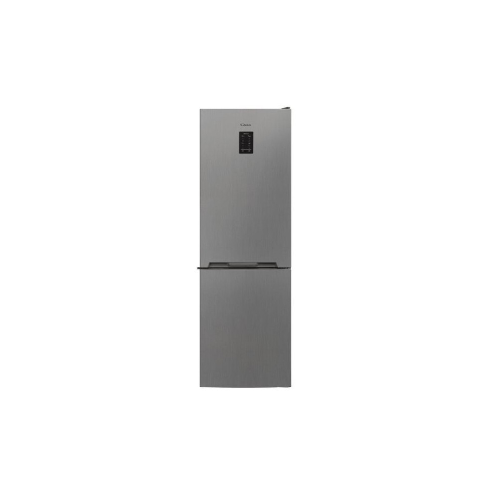 REFRIGERATEUR CANDY COMBINE 340L AVEC AFFICH GRIS