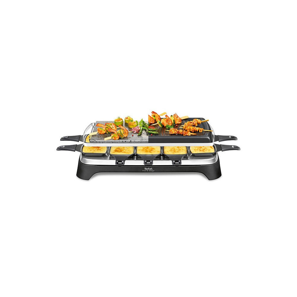 RACLETTE PIERRADE GRILL INOX 3 EN 1 & TEFAL