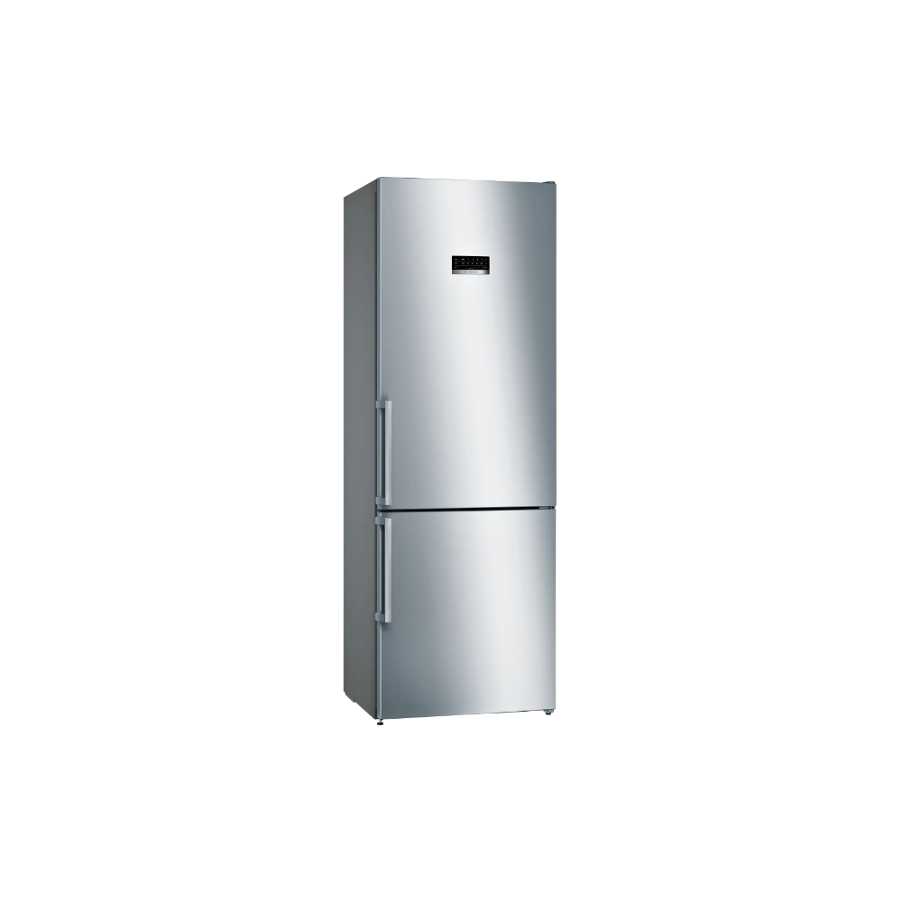 REFRIGERATEUR BOSCH COMBINE 438L AVEC AFF SERIE 4 INOX