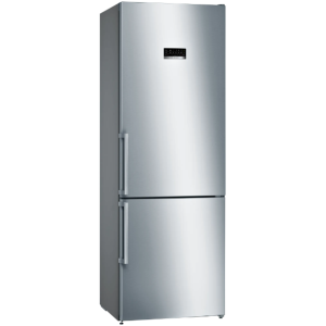 REFRIGERATEUR BOSCH COMBINE 438L AVEC AFF SERIE 4 INOX