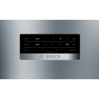 REFRIGERATEUR BOSCH COMBINE 438L AVEC AFF SERIE 4 INOX