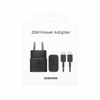 CHARGEUR SAMSUNG 25W C-TO-C AVEC CABLE NOIR