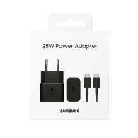 CHARGEUR SAMSUNG 25W C-TO-C AVEC CABLE NOIR