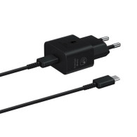 CHARGEUR SAMSUNG 25W C-TO-C AVEC CABLE NOIR