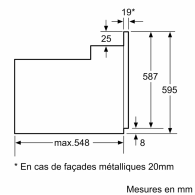 FOUR BOSCH ELECTRIQUE ENCASTRABLE MULTIFONCTION