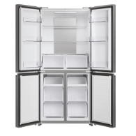 REFRIGERATEUR CANDY SIDEBYSIDE 4 PORTES FRENCH SILVER