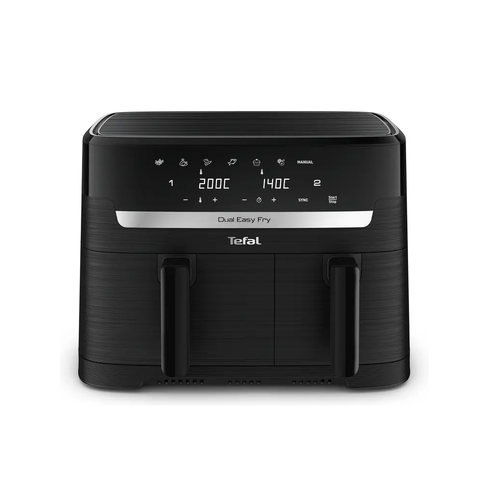 FRITEUSE TEFAL DUAL EASY FRY & GRILL 8,3L EY901N10