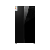 REFRIGERATEUR  SCHNEIDER SIDE BY SIDE 581L NET MIROIR NOIR