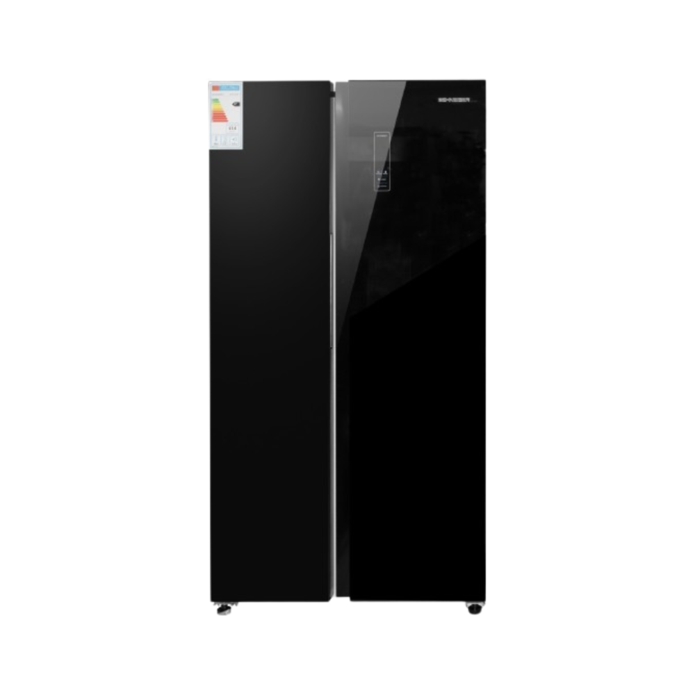 REFRIGERATEUR SCHNEIDER SIDE BY SIDE 521L NET MIROIR NOIR