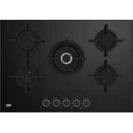 PLAQUE DE CUISSON BEKO GAZ 75CM 5 FEUX  NOIR