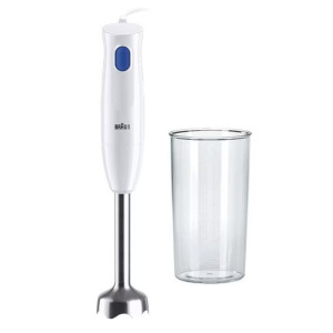 MIXEUR PLONGEANT BRAUN MULTIQUICK 1 450 W  BLANC