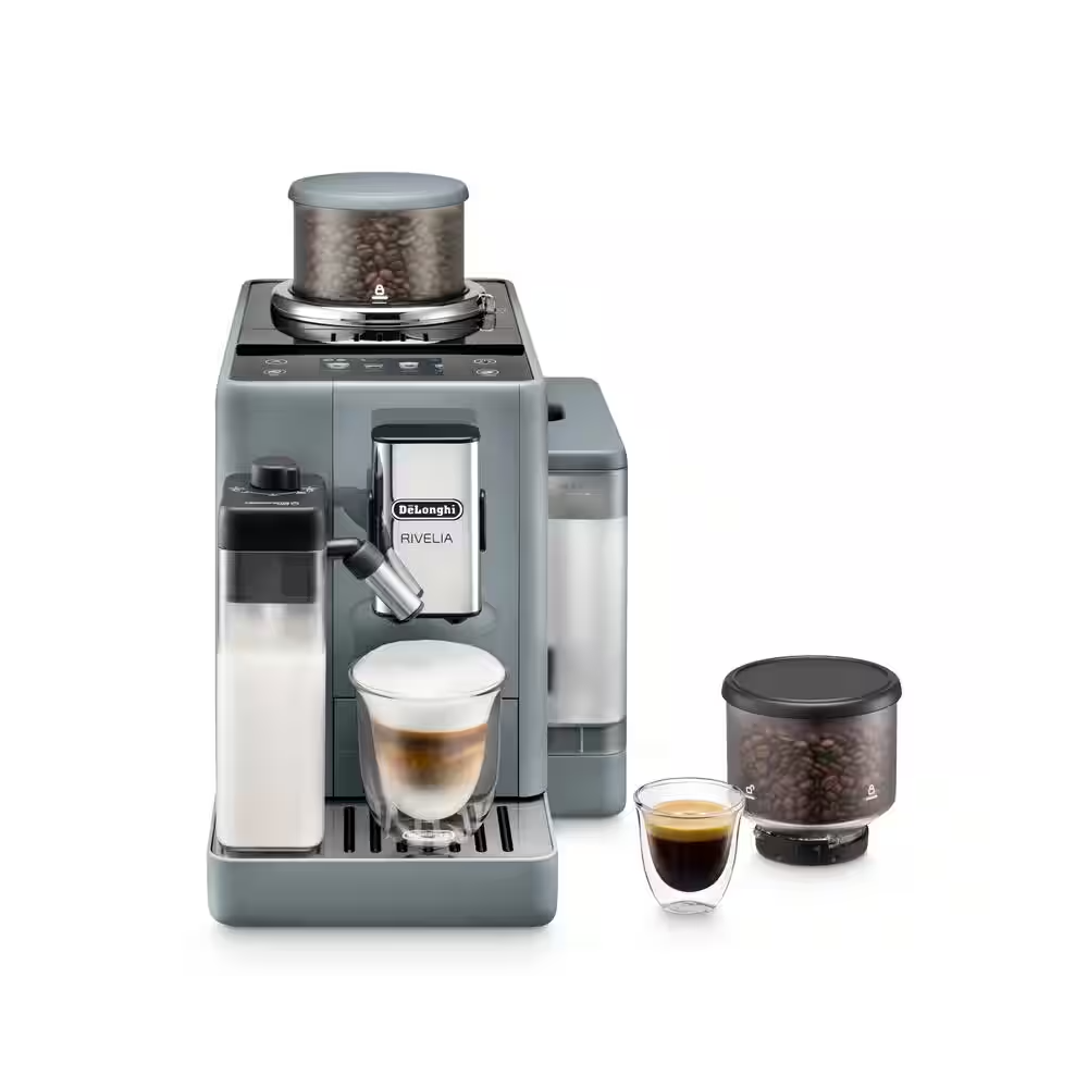 MACHINE À ESPRESSO DELONGHI RIVELIA FULL AUTOMATIQUE AVEC BROYEUR À GRAIN