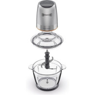 MINI HACHOIR KENWOOD EASY CHOP BOL EN VERRE +  500 W SILVER