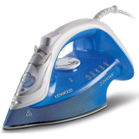 FER À VAPEUR KENWOOD CÉRAMIQUE 2200W,  40/130G, ANTI-GOUTTE BLEU