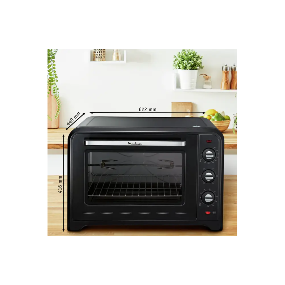 SEVERIN TO 2073 - Four électrique - convection - 60 litres - 2200 Watt - noir | Rakuten