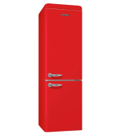 REFRIGERATEUR SCHNEIDER COMBINE 326L ROUGE