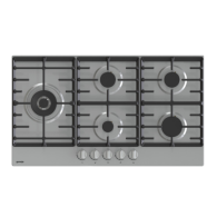 PLAQUE GORENJE 90 CM INOX