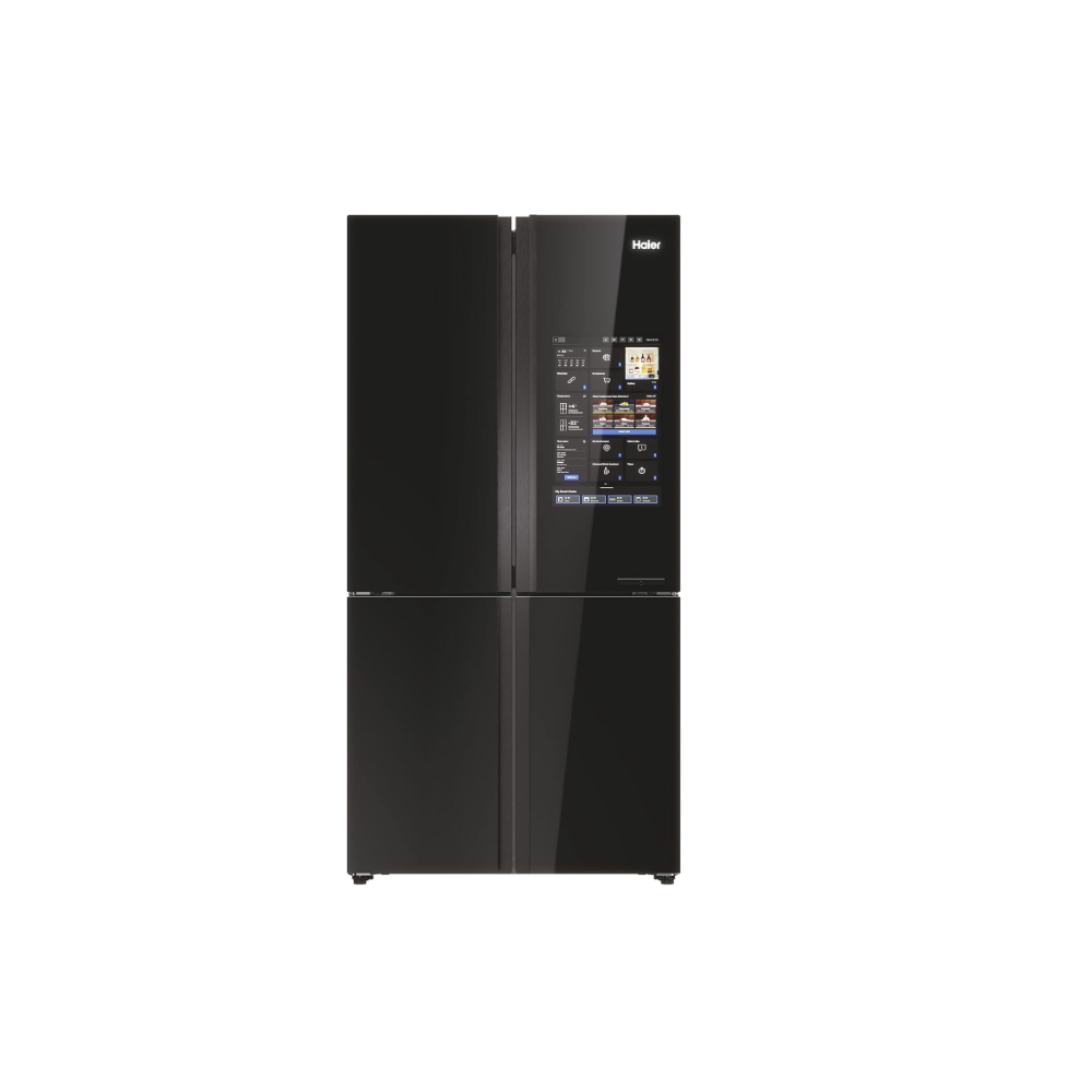 REFRIGERATEUR HAIER SIDE BY SIDE 4 PORTES CUBE 90 SÉRIE 9 AVEC ECRAN LCD NOIR
