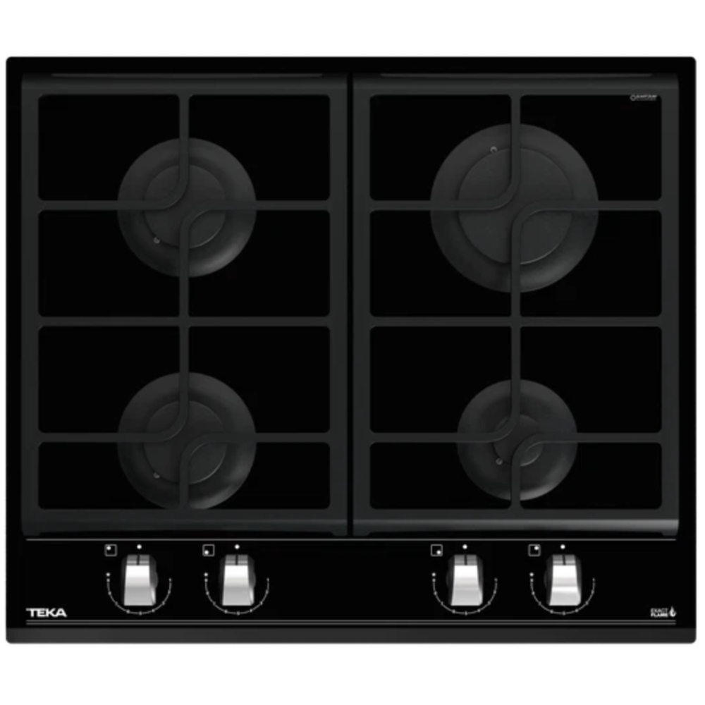 PLAQUE TEKA GZC 64300 XBB 4 FEUX 60CM NOIR
