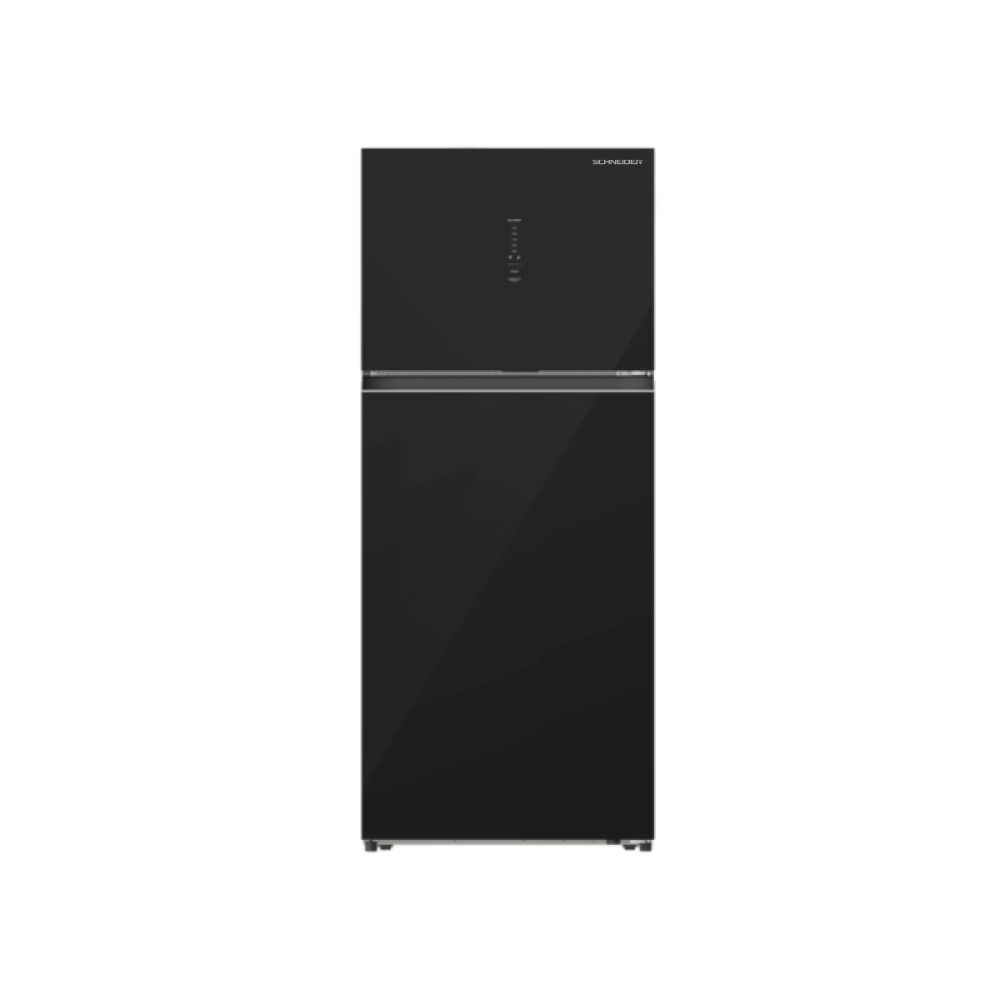 REFRIGERATEUR SCHNEIDER 2 PORTES NF 480L MIRROIR NOIR INVERTER