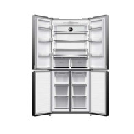 REFRIGERATEUR SCHNEIDER SIDE BY SIDE 4 PORTES 412L INOX