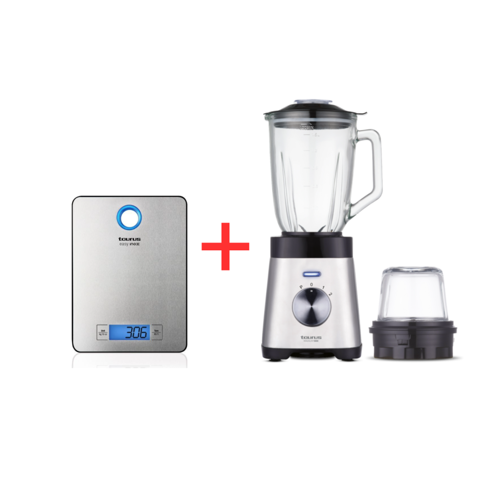 PACK (BLENDER TAURUS MAGNUM 1300W  +BALANCE DE CUISINE TAURUS)