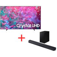 PACK ( TV SAMSUNG LED 98P SMART CRYSTAL UHD + HOME CINEMA SAMSUNG BARRE DE SON)