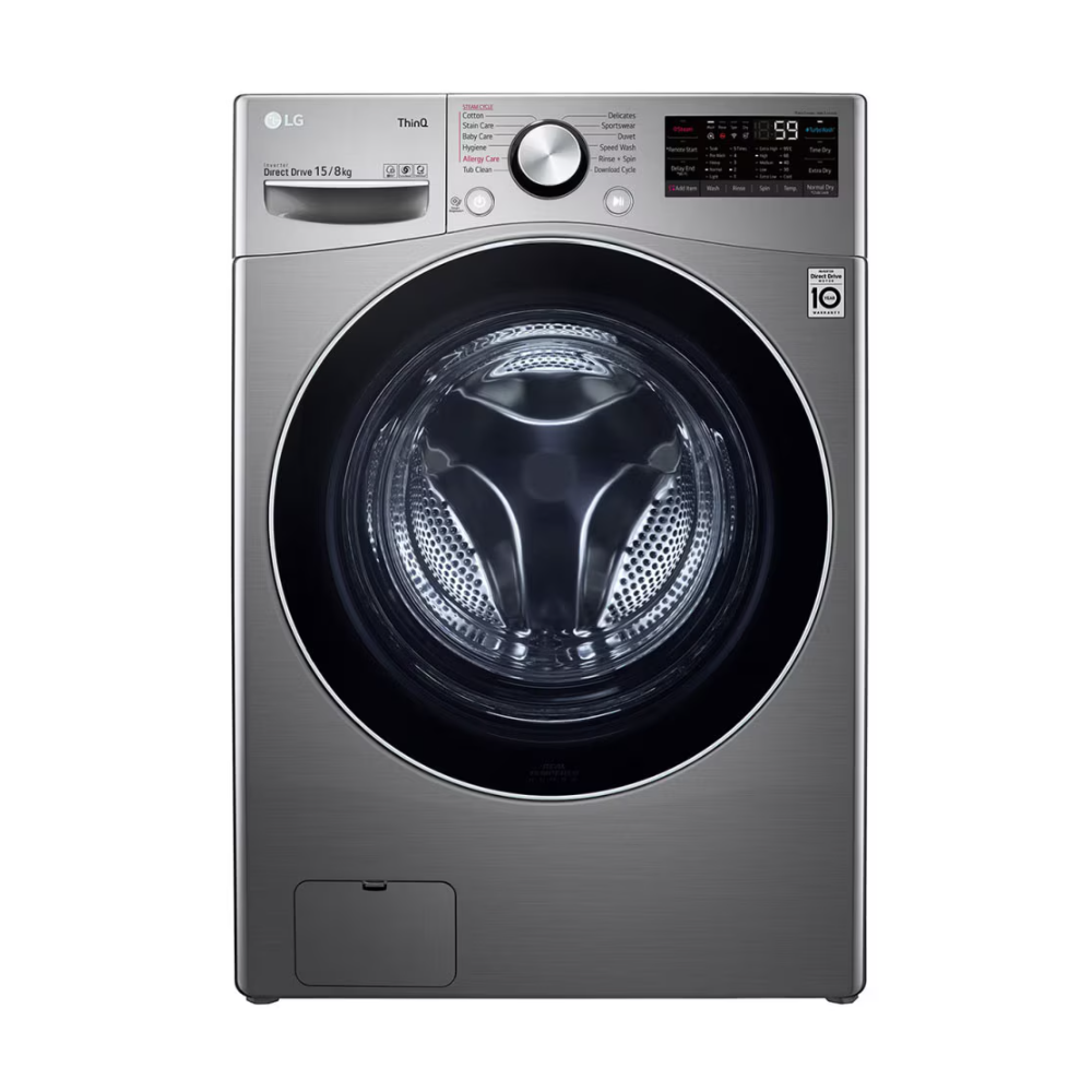 LG Lave-linge 15/8KG | 6 Motion Direct Drive™ | Moteur Direct Drive™ garantie 10 ans | TurboWash | AIDD™