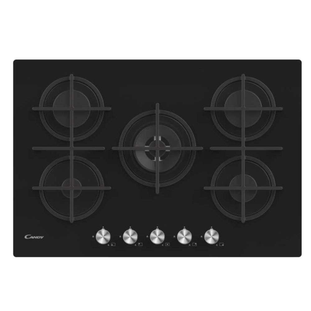 PLAQUE CANDY 75 CM 5F VERRE NOIR