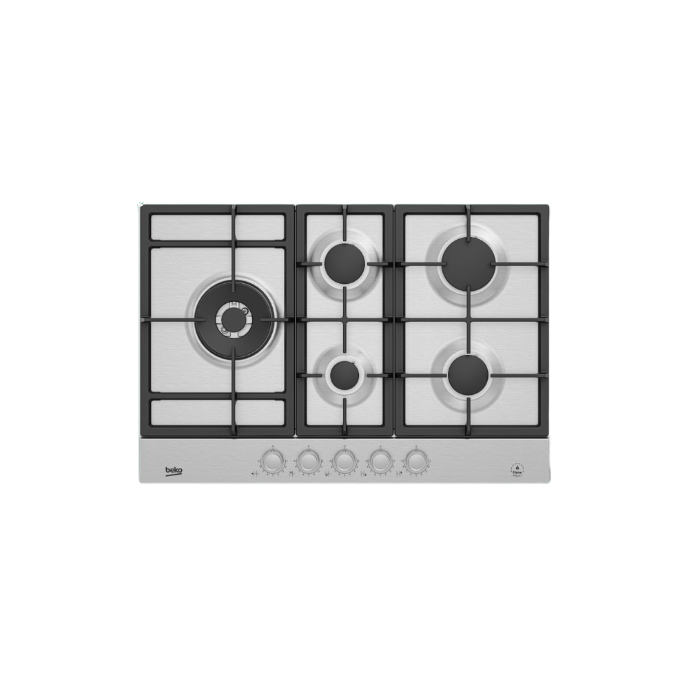 PLAQUE BEKO GAZ 75CM 5 FEUX INOX
