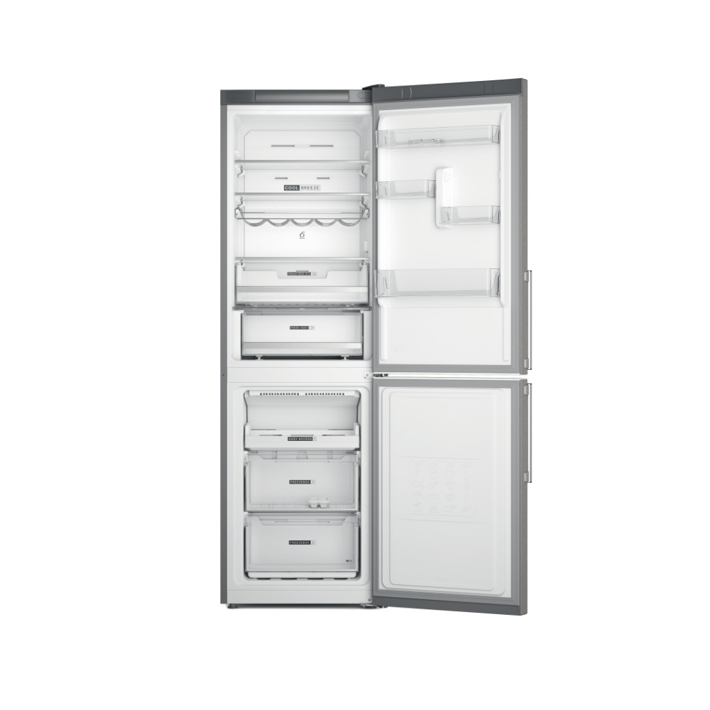 RÉFRIGÉRATEUR WHIRLPOOL COMB NF 335L INOX