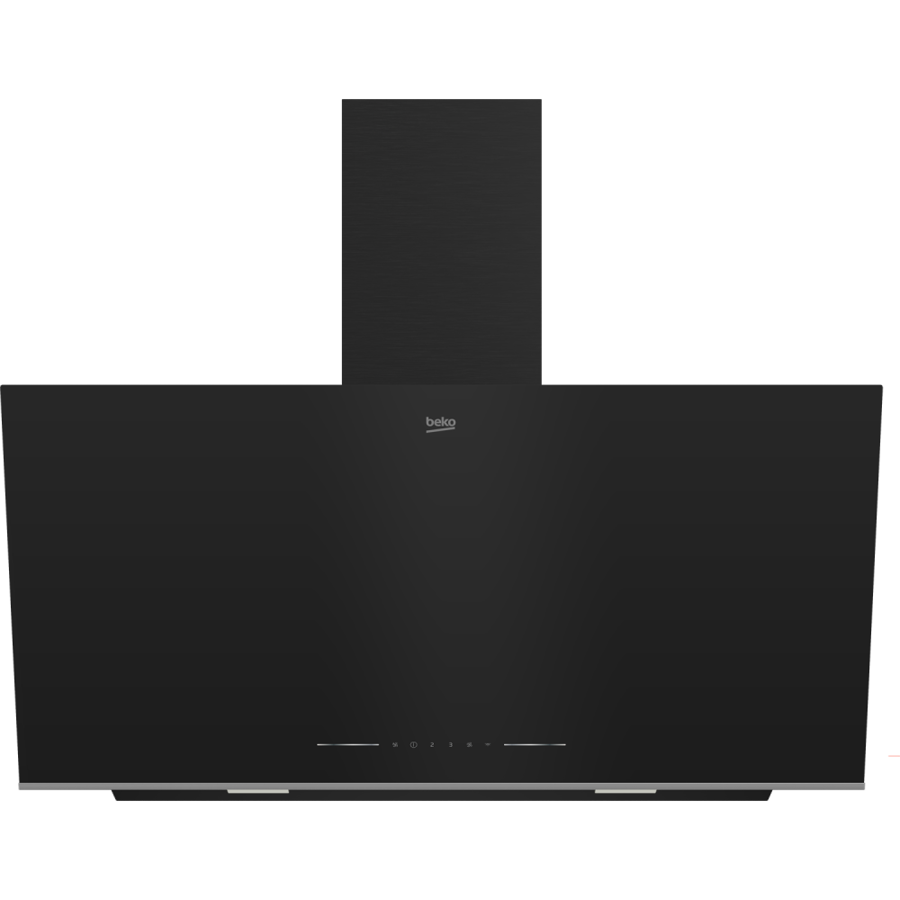 HOTTE BEKO DECORATIVE INCLINÉ 90CM NOIR