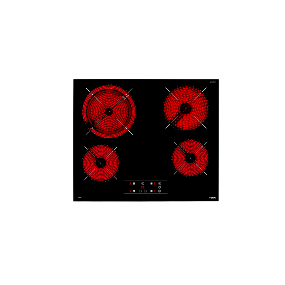 PLAQUE TEKA VITROCERAMIQUE 4 ZONES NOIR