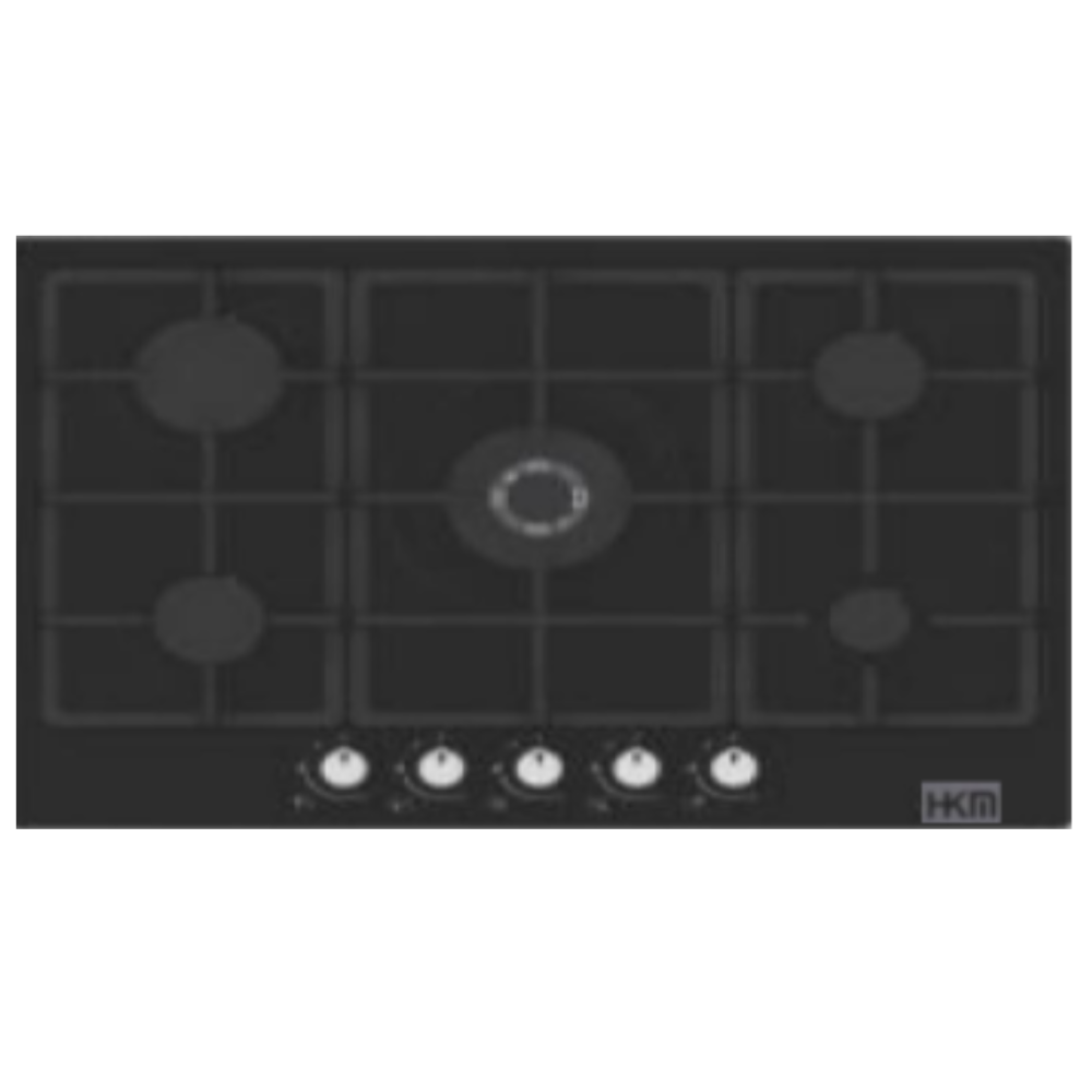 PLAQUE HKM 5F 86CM EN FONTE AVEC VALVE DE SECURITE NOIR