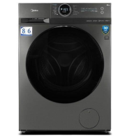 LAVANTE-SÉCHANTE MIDEA 8KG/6KG 1400T GRIS TITANE
