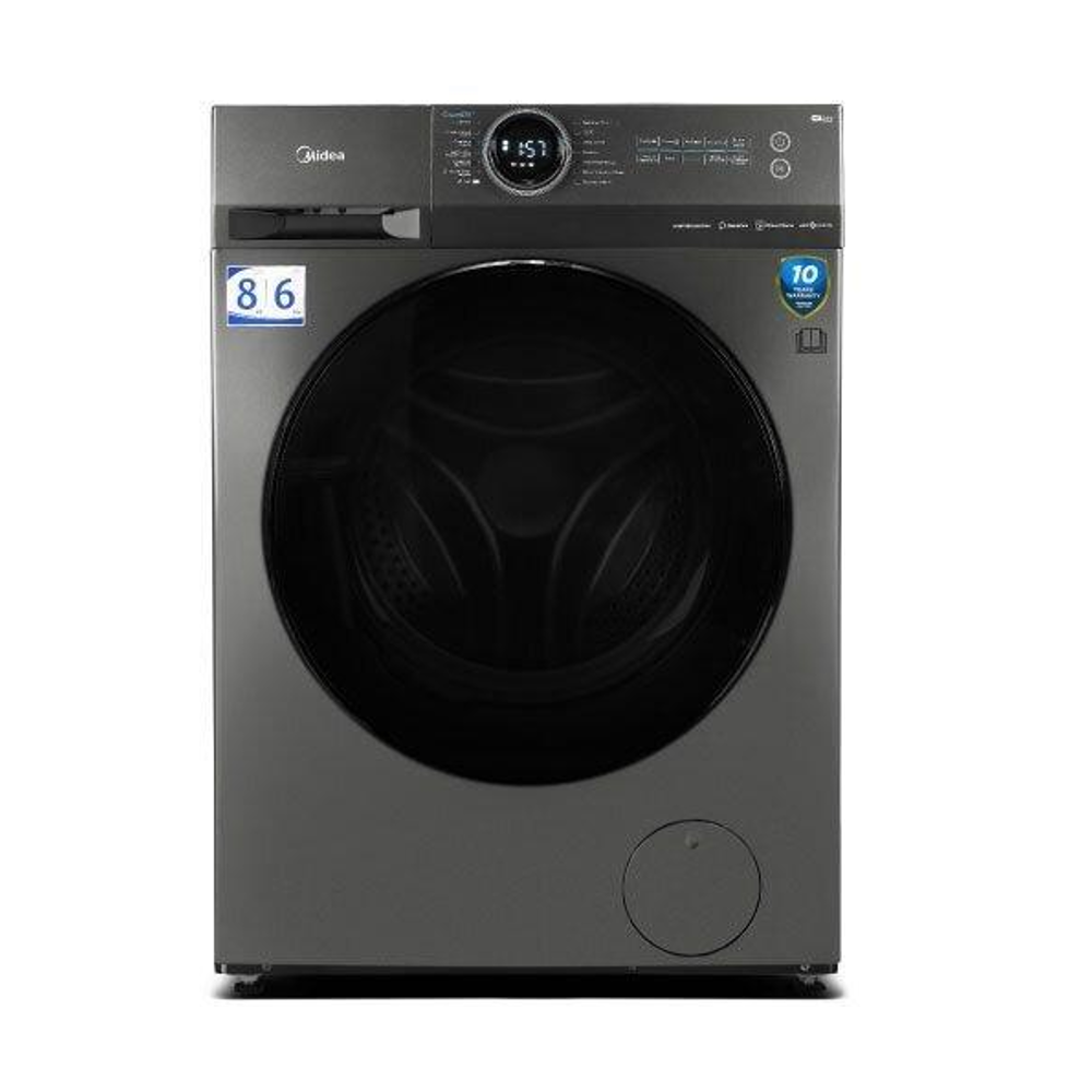 LAVANTE-SÉCHANTE MIDEA 8KG/6KG 1400T GRIS TITANE