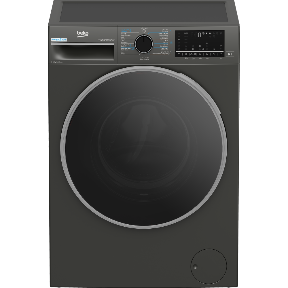 MACHINE À LAVER BEKO 12KG 1400T Gris MANHATTAN