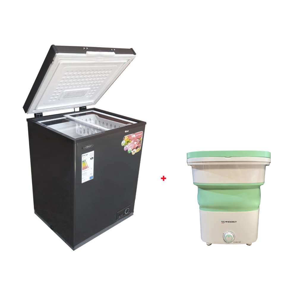 CONGÉLATEUR SCHNEIDER 116L GRIS