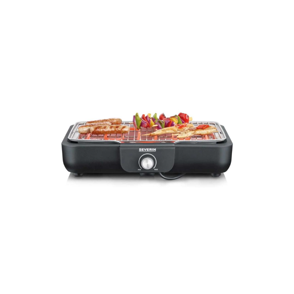 BARBECUE SEVERIN ELECTRIQUE 2300W 29CM NOIR