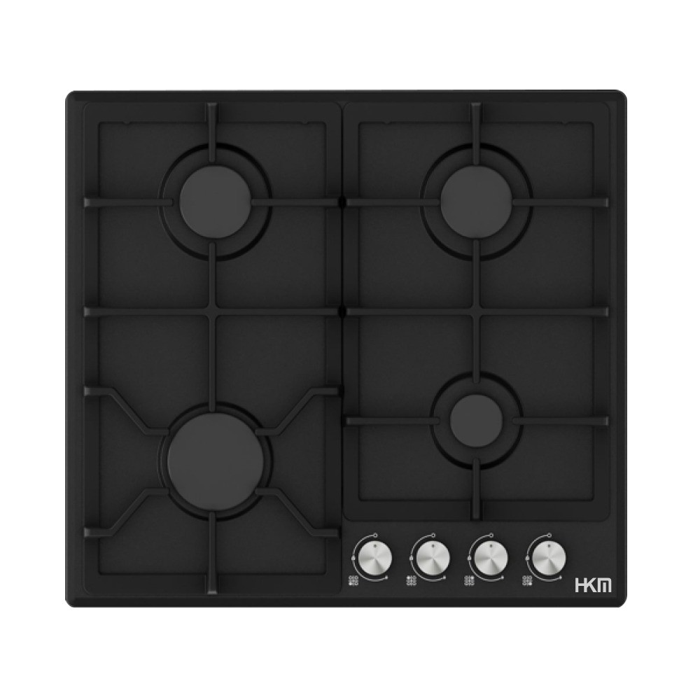 PLAQUE HKM 4F 60CM METAL NOIR GRILL EN FONTE