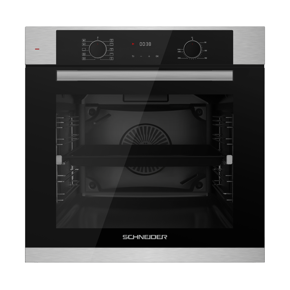 FOUR SCHNEIDER ENCASTRABLE 60CM NOIR/INOX