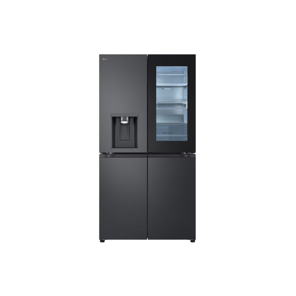 REFRIGERATEUR LG SIDE BY SIDE FRENCH INSTAVIEW DOOR IN DOOR NOIR AVEC DIST
