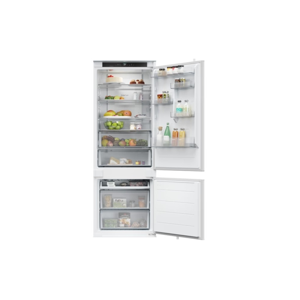 REFRIGERATEUR CANDY COMBINE ENCASTRABLE BLANC 70 CM No.FROST
