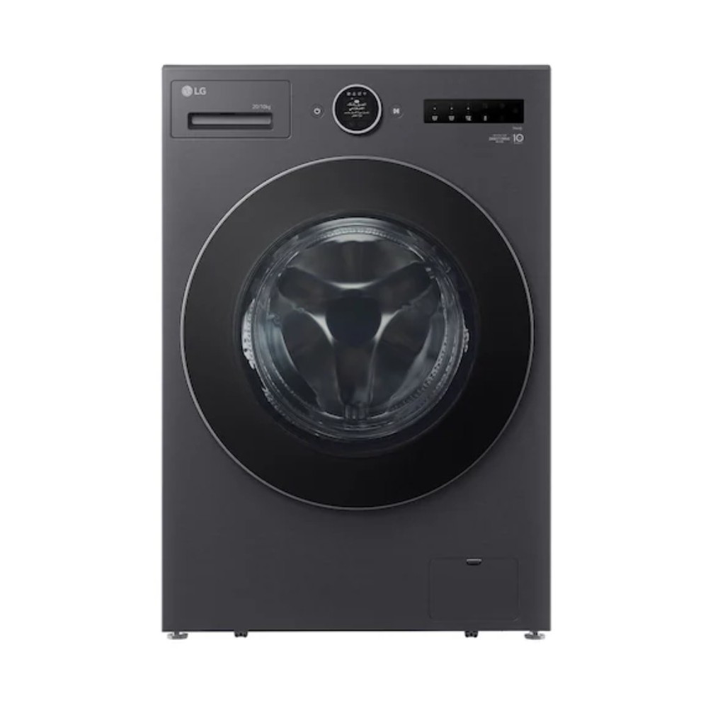 MACHINE A LAVER LG SECHANTE 20KG/12KG 1100T NOIR MAT