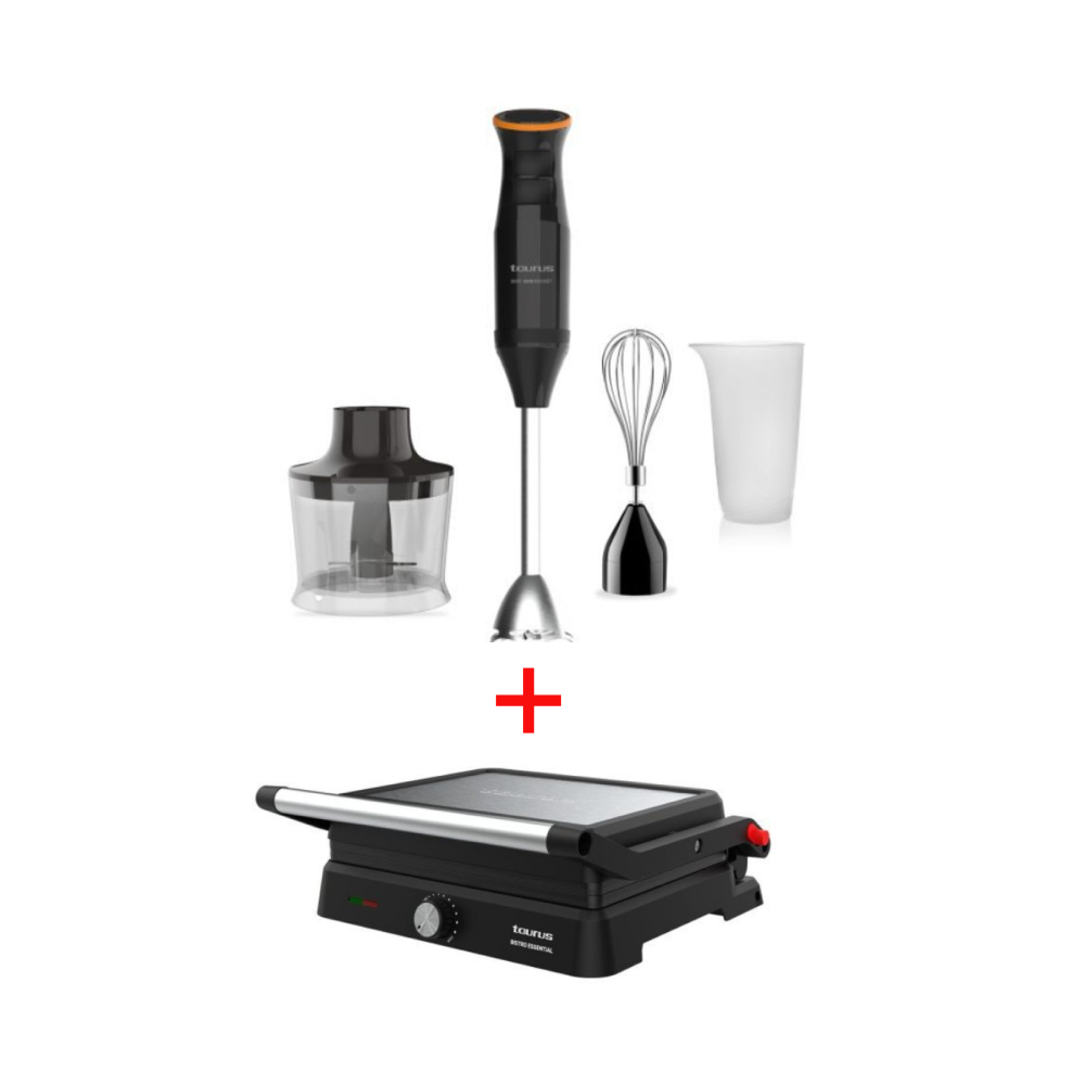 PACK (PANINI BISTRO ESSENTIAL TAURUS+MIXEUR TAURUS BAPI 1200 ROCKET PLUS)