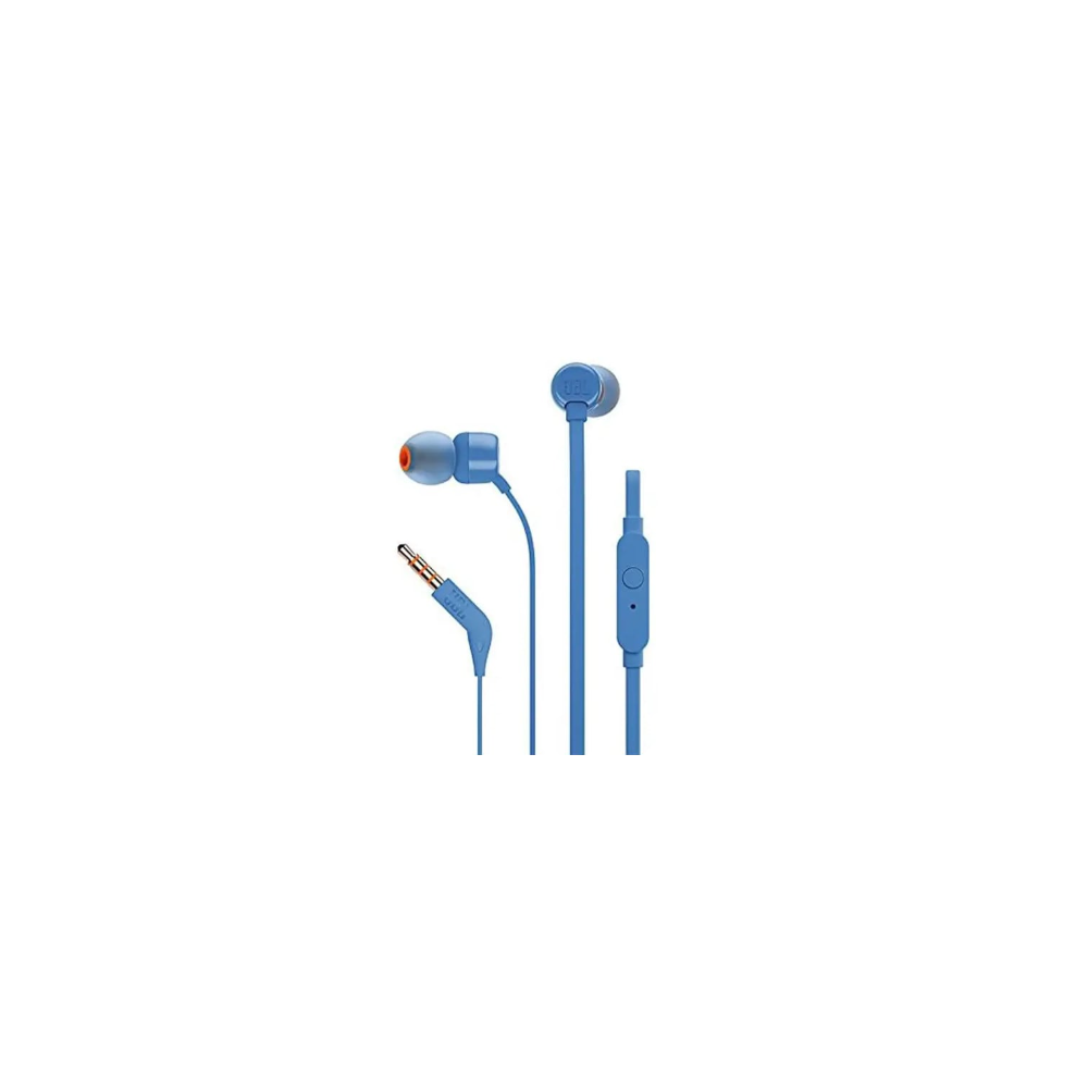 ECOUTEURS JBL T110 A/MIC BLEU