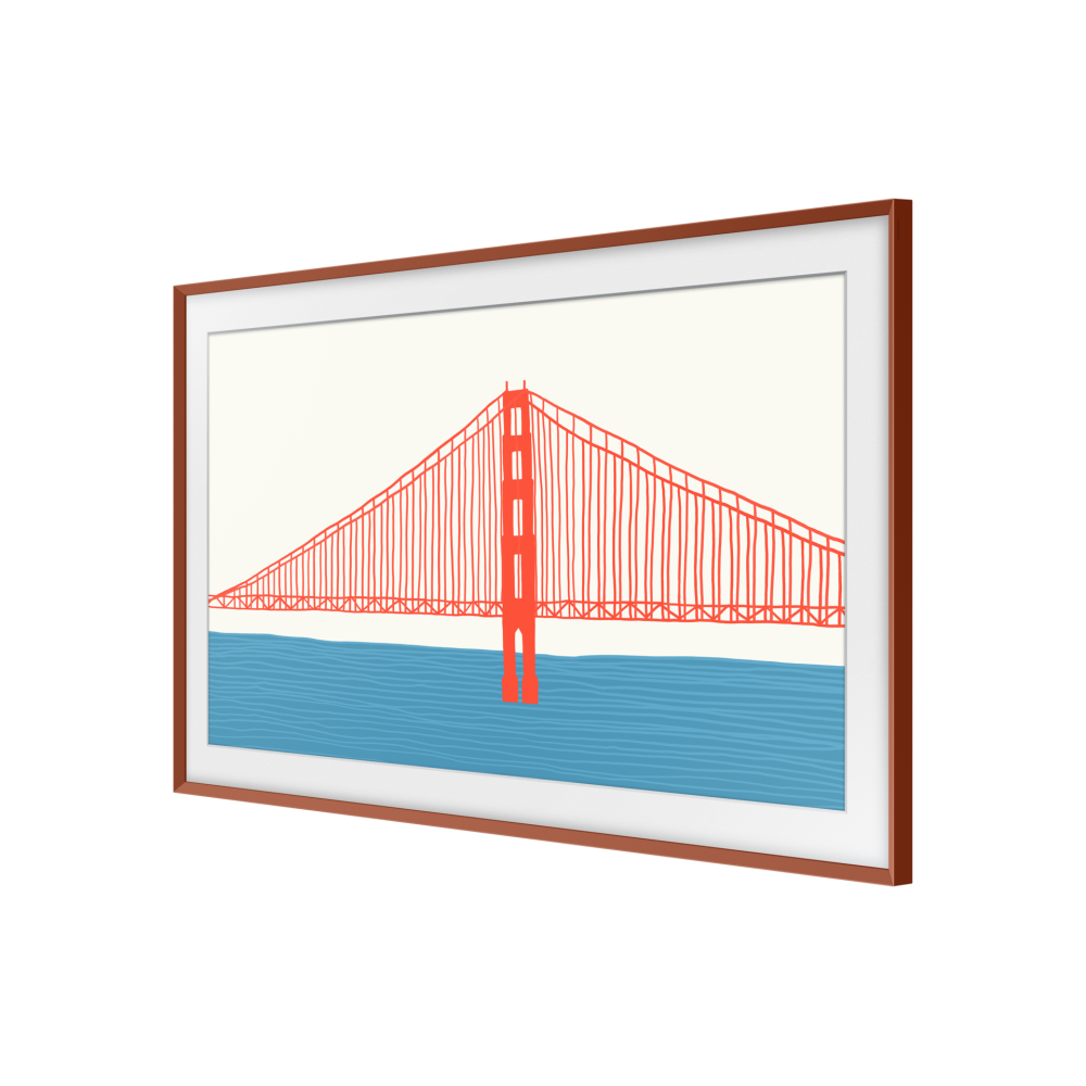 Cadre Samsung The Frame 65p Cerisier New