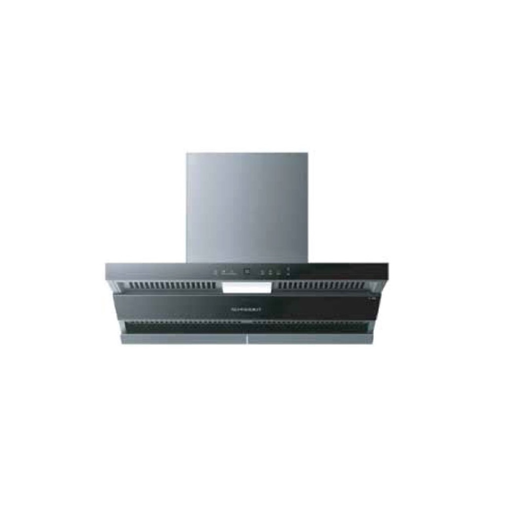 HOTTE SCHNEIDER 90CM DECORATIVE INOX NOIR